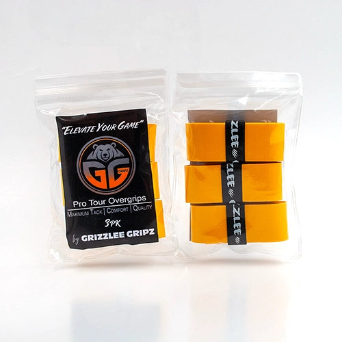 3 grip packs by Grizzlee Gripz made with premium materials. Used by top pros in pickleball