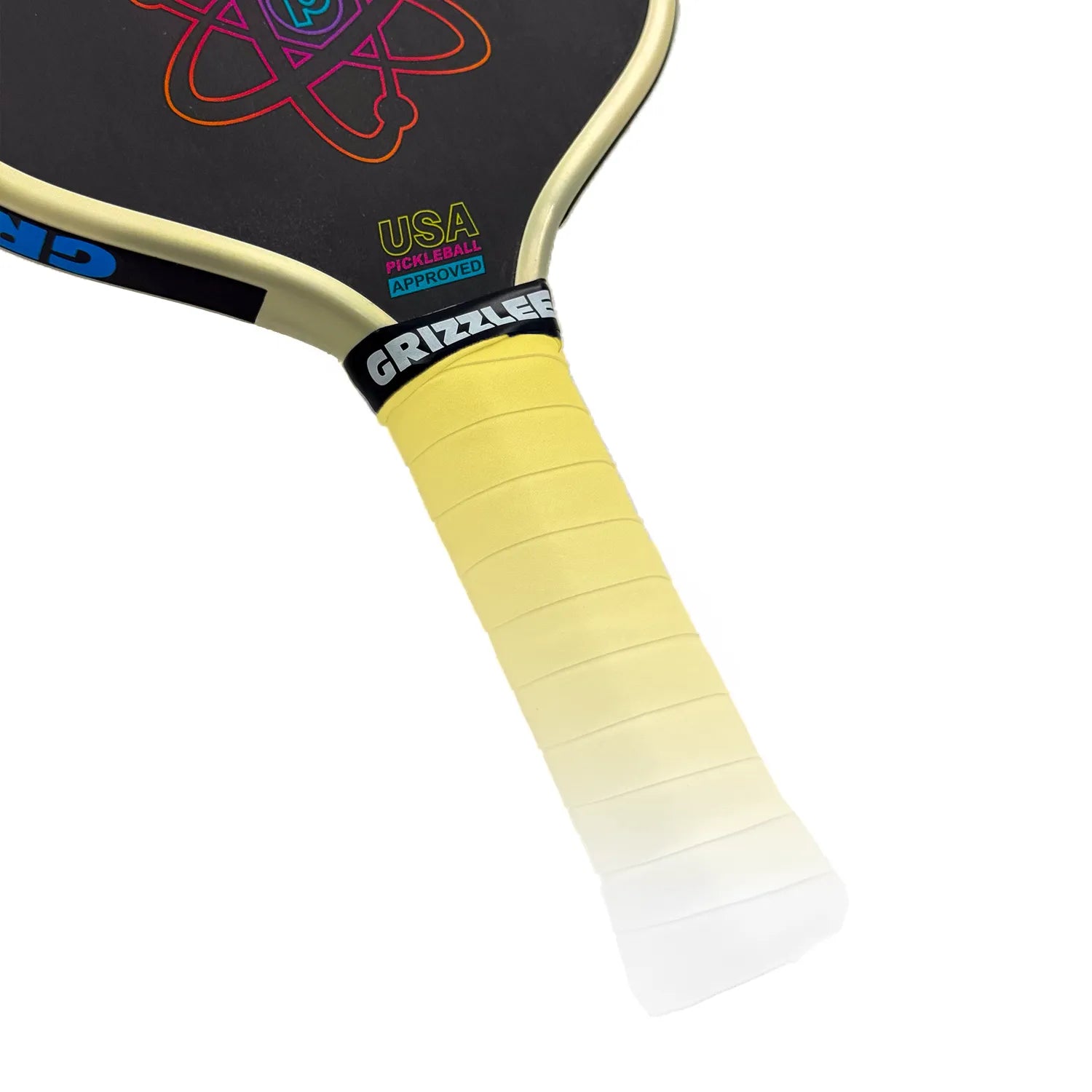 Stay ahead with GRIZZLEE GRIPZ Yellow‑to‑White Gradient Overgrip—optimal tackiness and sweat resistance for peak performance, day or night.